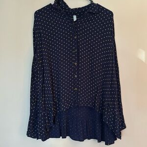 Free People Button Down Blouse
